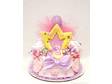 PRINCESS Diaper Cake Baby Shower HUGGIES pink&yellow